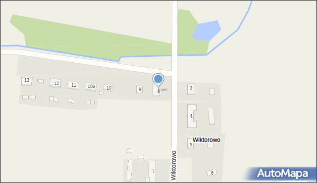 Wiktorowo, Wiktorowo, 8, mapa Wiktorowo