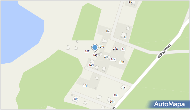 Wiktorowo, Wiktorowo, 14g, mapa Wiktorowo