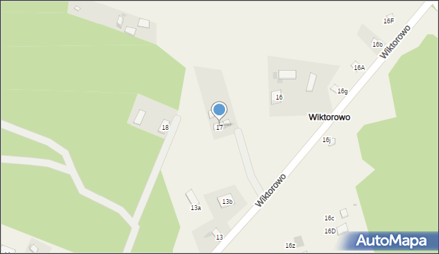 Wiktorowo, Wiktorowo, 17, mapa Wiktorowo