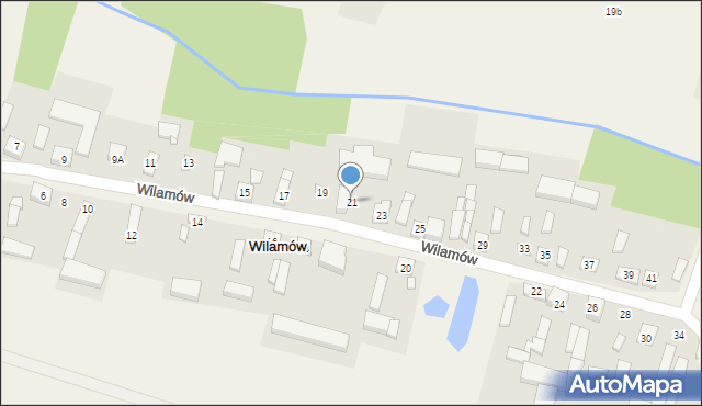 Wilamów, Wilamów, 21, mapa Wilamów