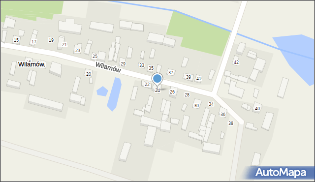 Wilamów, Wilamów, 24, mapa Wilamów