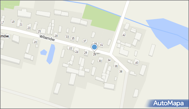 Wilamów, Wilamów, 28, mapa Wilamów