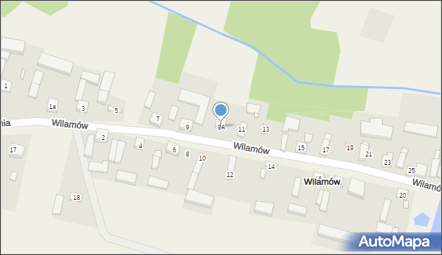 Wilamów, Wilamów, 9A, mapa Wilamów