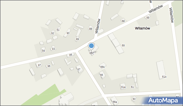 Wilamów, Wilamów, 66C, mapa Wilamów