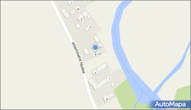 Wilamowice Nyskie, Wilamowice Nyskie, 5, mapa Wilamowice Nyskie