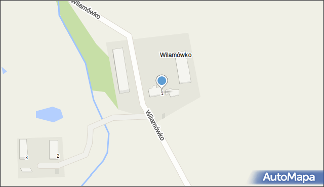 Wilamówko, Wilamówko, 1, mapa Wilamówko