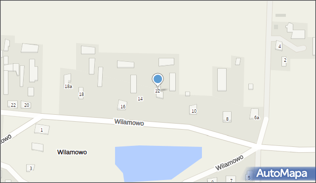 Wilamowo, Wilamowo, 12, mapa Wilamowo