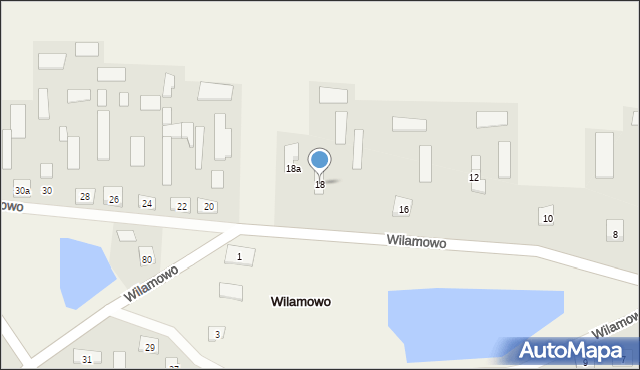 Wilamowo, Wilamowo, 18, mapa Wilamowo