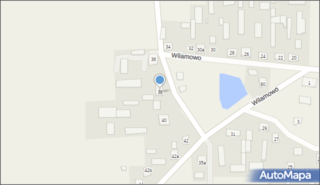 Wilamowo, Wilamowo, 38, mapa Wilamowo