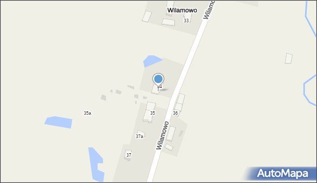 Wilamowo, Wilamowo, 34/2, mapa Wilamowo
