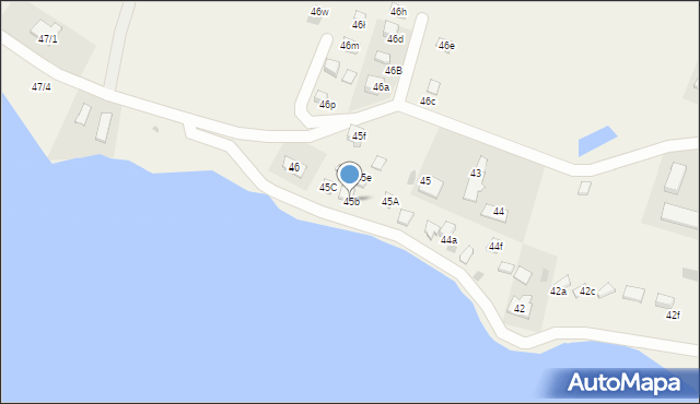 Wilamowo, Wilamowo, 45b, mapa Wilamowo