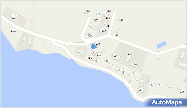 Wilamowo, Wilamowo, 45d, mapa Wilamowo