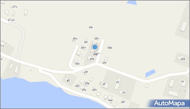 Wilamowo, Wilamowo, 46B, mapa Wilamowo