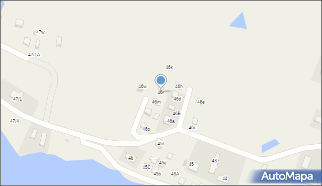 Wilamowo, Wilamowo, 46ł, mapa Wilamowo