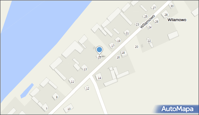 Wilamowo, Wilamowo, 15, mapa Wilamowo