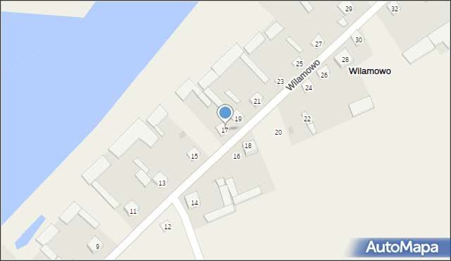 Wilamowo, Wilamowo, 17, mapa Wilamowo
