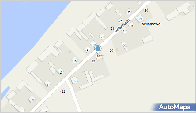 Wilamowo, Wilamowo, 18, mapa Wilamowo