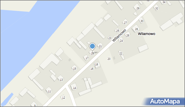 Wilamowo, Wilamowo, 19, mapa Wilamowo