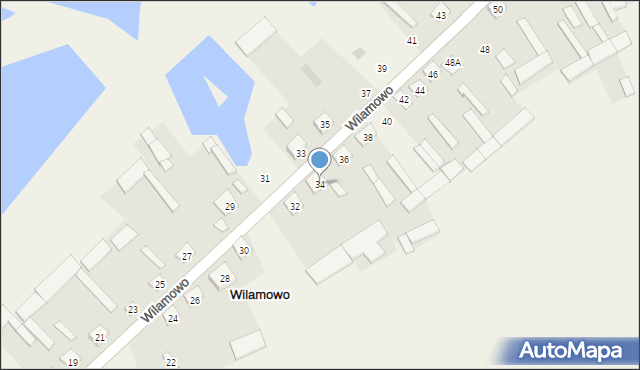 Wilamowo, Wilamowo, 34, mapa Wilamowo