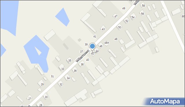 Wilamowo, Wilamowo, 42, mapa Wilamowo