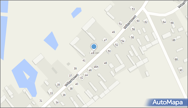 Wilamowo, Wilamowo, 45, mapa Wilamowo