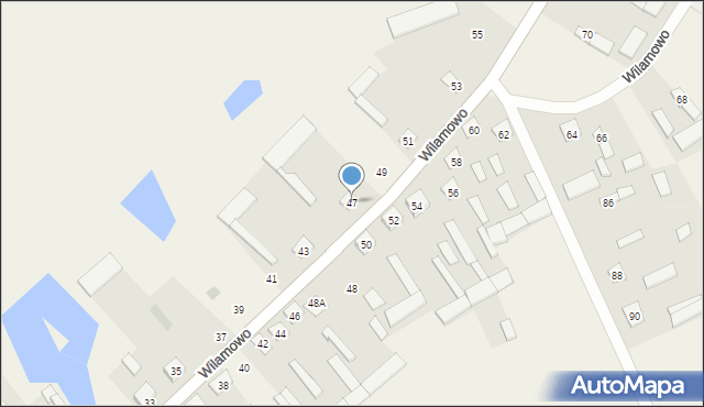 Wilamowo, Wilamowo, 47, mapa Wilamowo