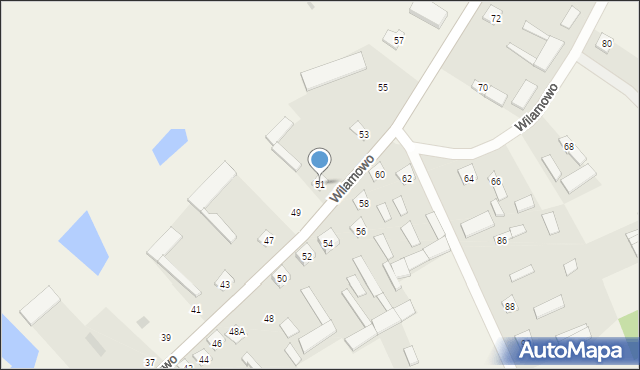 Wilamowo, Wilamowo, 51, mapa Wilamowo