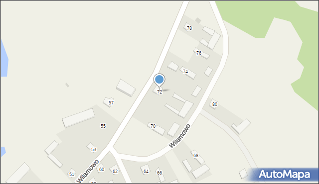 Wilamowo, Wilamowo, 72, mapa Wilamowo