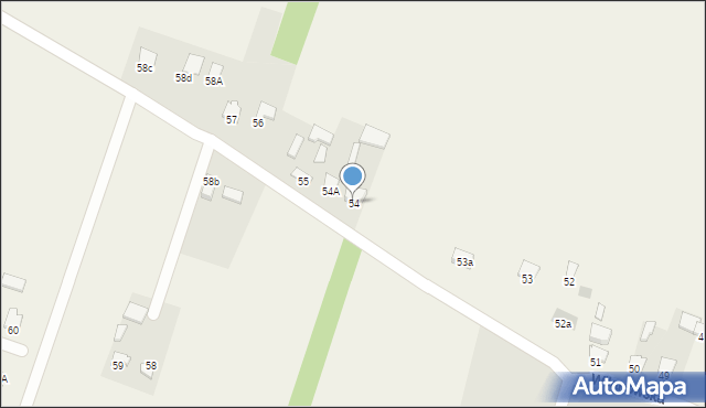 Wilanów, Wilanów, 54, mapa Wilanów