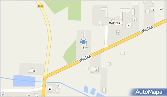 Wilchta, Wilchta, 8, mapa Wilchta