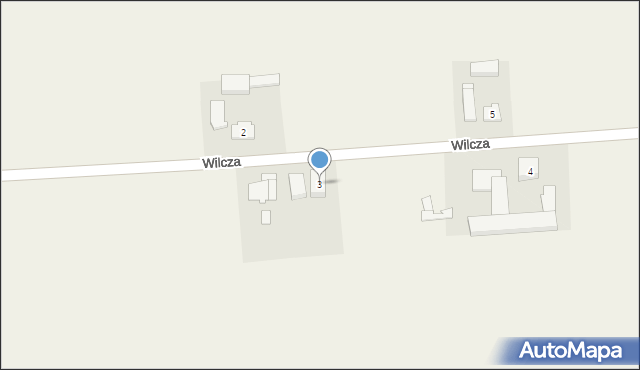 Wilcza, Wilcza, 3, mapa Wilcza