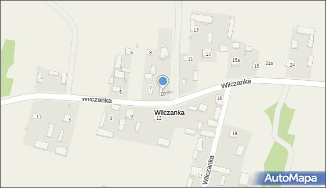 Wilczanka, Wilczanka, 10, mapa Wilczanka