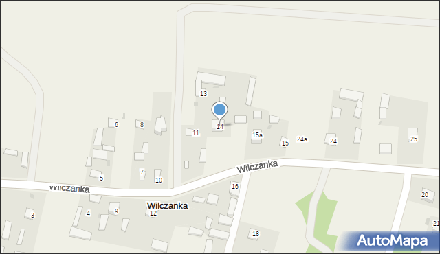 Wilczanka, Wilczanka, 14, mapa Wilczanka