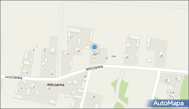 Wilczanka, Wilczanka, 15a, mapa Wilczanka