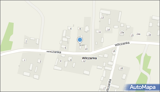 Wilczanka, Wilczanka, 7, mapa Wilczanka