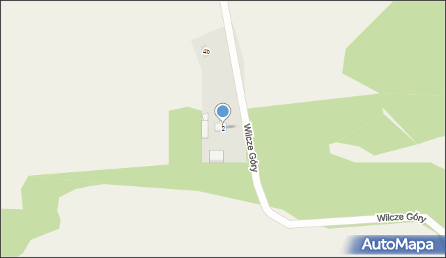 Wilcze Góry, Wilcze Góry, 2, mapa Wilcze Góry