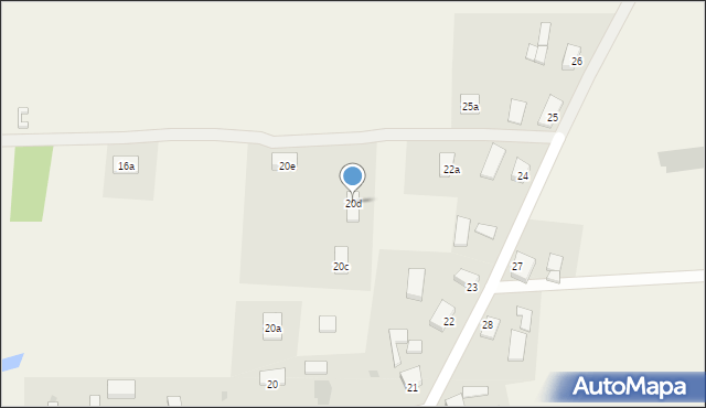 Wilcze Laski, Wilcze Laski, 20d, mapa Wilcze Laski