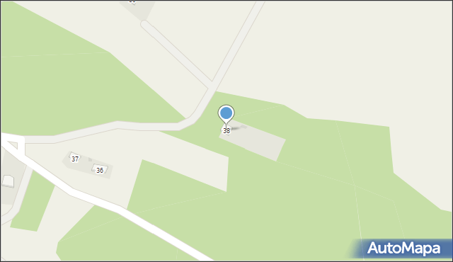 Wilczeniec Fabiański, Wilczeniec Fabiański, 38, mapa Wilczeniec Fabiański