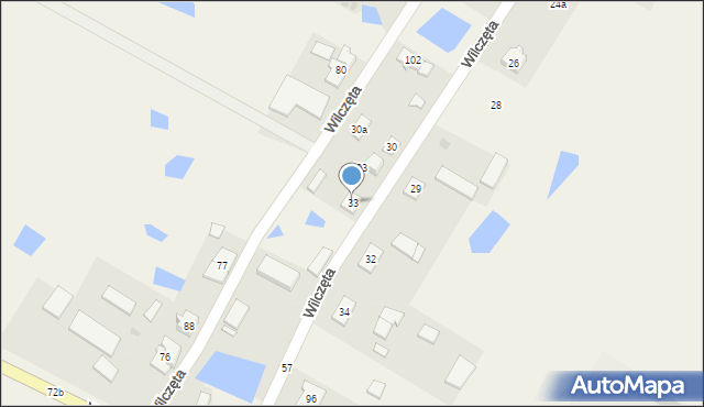 Wilczęta, Wilczęta, 33, mapa Wilczęta