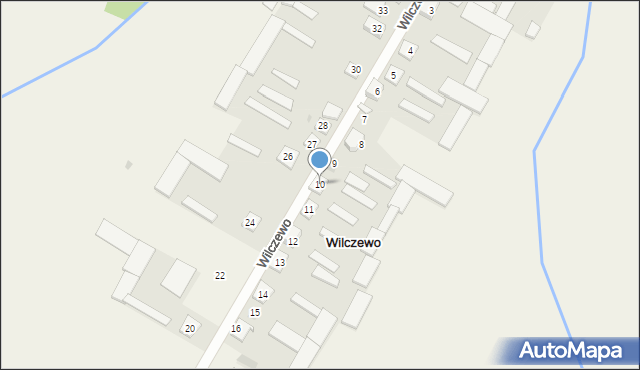 Wilczewo, Wilczewo, 10, mapa Wilczewo