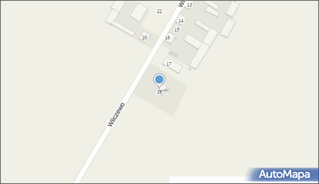 Wilczewo, Wilczewo, 18, mapa Wilczewo