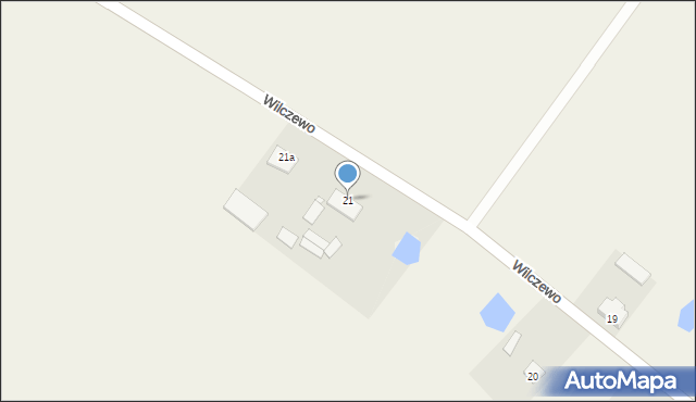 Wilczewo, Wilczewo, 21, mapa Wilczewo