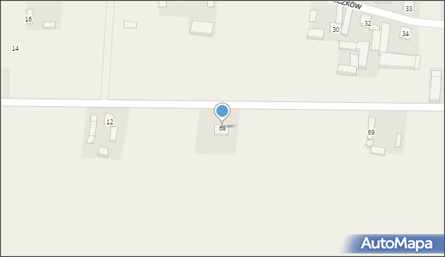 Wilczków, Wilczków, 68, mapa Wilczków