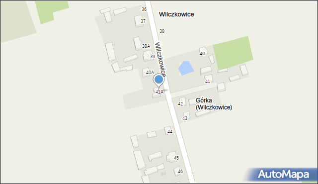 Wilczkowice, Wilczkowice, 41A, mapa Wilczkowice