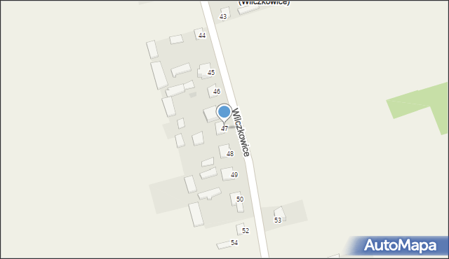 Wilczkowice, Wilczkowice, 47, mapa Wilczkowice