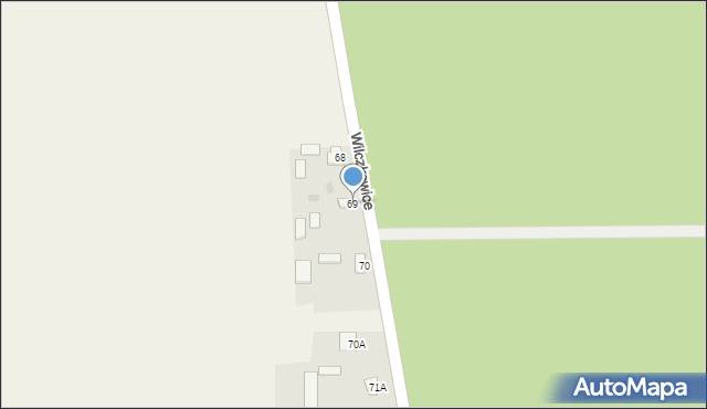 Wilczkowice, Wilczkowice, 69, mapa Wilczkowice