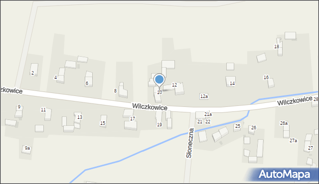 Wilczkowice, Wilczkowice, 10, mapa Wilczkowice