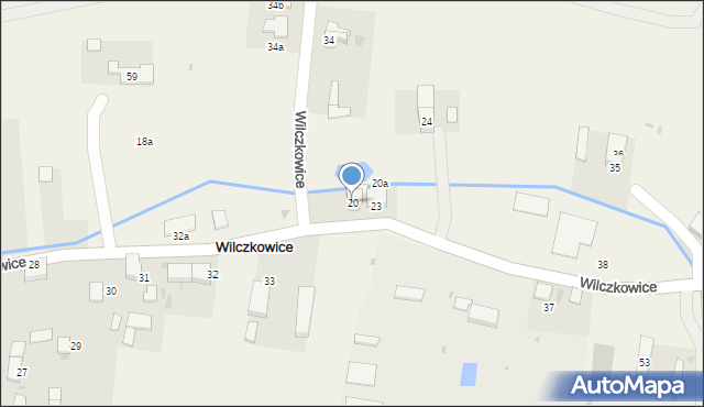 Wilczkowice, Wilczkowice, 20, mapa Wilczkowice