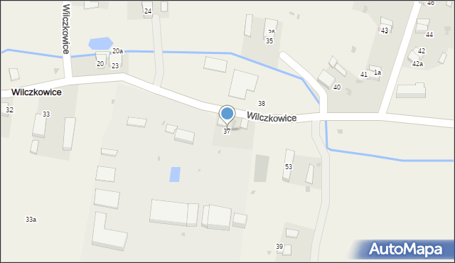 Wilczkowice, Wilczkowice, 37, mapa Wilczkowice