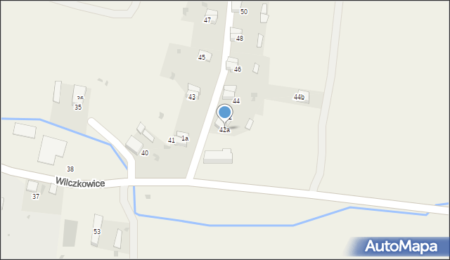 Wilczkowice, Wilczkowice, 42a, mapa Wilczkowice